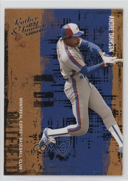 2005 Donruss Leather & Lumber Andre Dawson #137 HOF - Image 1 of 2