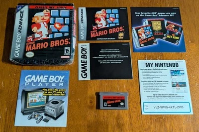GBA Super Mario Bros. Classic NES Series Nintendo Game Boy Advance CIB - Image 1 of 4