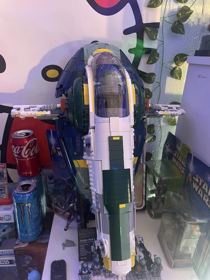 LEGO Star Wars Jango Fett's Firespray Class Starship construido!!️SIN MINI FIGURAS!!️ Foto 1 de 3