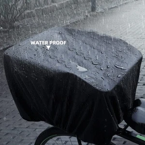 Keep your Cargo Dry with this Waterproof Bicycle Basket Cover Complete with net - Picture 1 of 12
