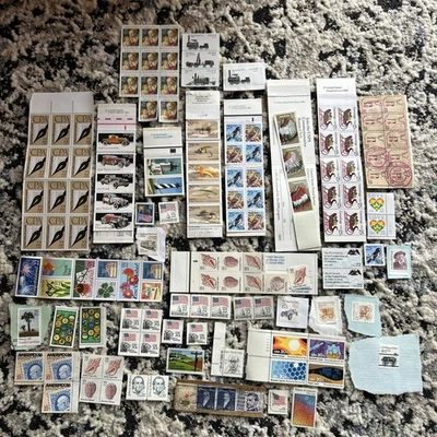 Vintage USA Unused Uncirculated Stamps American LOT Postal Shipping Old Antique - Image 1 of 4