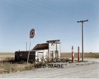 1937 MIDDLE OF NOWHERE TEXACO GAS STATION GARAGE COLORIZED 8x10 PHOTO SIGN PUMPS