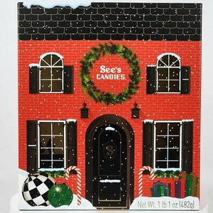 See's Candy Advent Calendar Empty Box 2024 Holiday House Design w/24 Drawers - Picture 1 of 24