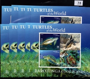 UR 10X RAROTONGA - MNH - NATURE - SEA TURTLES - 2020 - Picture 1 of 1
