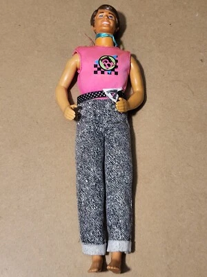 Mattel Dance Club Ken Barbie Doll 1989 #3511 Barbie Wrong Doll C205B Foto 1 de 4