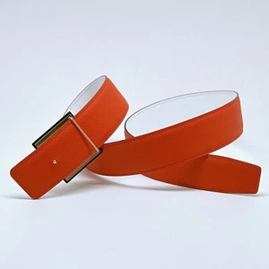 Handmade 42mm Reversible leather belt Size 90,100 Free economy shipping - Picture 1 of 3