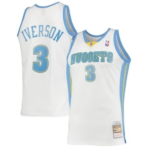Denver Nuggets Allen Iverson Mitchell & Ness White 2006/07 NBA Swingman Jersey - Picture 1 of 12
