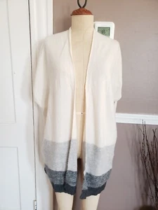 Schöne mehrfarbige Kurzarm 100% Kaschmir Strickjacke von Athleta!! One Size!! - Bild 1 von 8