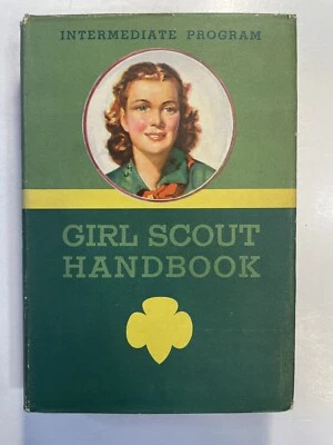 Girl Scout Handbook for the Intermediate Program Girl Scouts 1945 dust jacket VG - Image 1 of 4