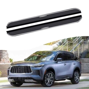 2PCS Side Step fits for Infiniti QX60 2022-2025 Running Board Nerfbars Aluminium - Picture 1 of 8