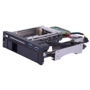 New Dual Bay 3.5" + 2.5" Inch III Hard Drive HDD & SSD Rack Enclosure O0A2 - Picture 1 of 10