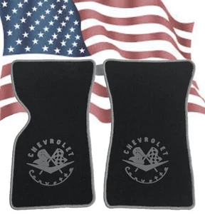 Adecuado para alfombrillas Corvette C3 1968-1982 VELOUR gris - Imagen 1 de 1