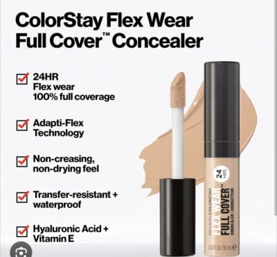 Revlon Colorstay Flex Wear Full Cover Concealer  ~ You Choose - Image 1 of 2