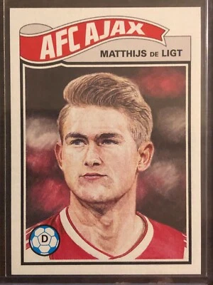 2019 Topps Living UCL UEFA Champions League #17 Matthijs de Ligt AFC Ajax - Image 1 of 2