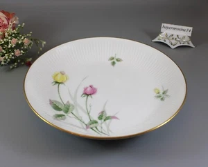 Thomas Gloriana, W. Wagenfeld - Suppenteller 20 cm. Goldrand, Rosen, Rillen - Bild 1 von 3