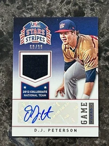 2015 Panini Stars and Stripes Materials Signatures #26 D.J. Peterson /99 @QF08 - Bild 1 von 2