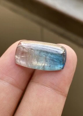 21-Cts natural Bi Color  Tourmaline Cabochons From Afghanistan - Image 1 of 4