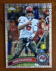 2011 Topps Chrome Football Xfractor Refractor JOSH FREEMAN #177 Bucs - Picture 1 of 2