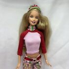 Barbie School Cool Doll 2000 Mattel 29183 pantalon floral chapeau rayé écharpe