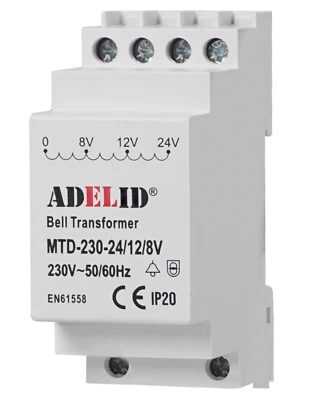 Trafo Klingeltrafo Klingeltransformator Transformator 230V 8V 12V 24V Hutschiene - Bild 1 von 4