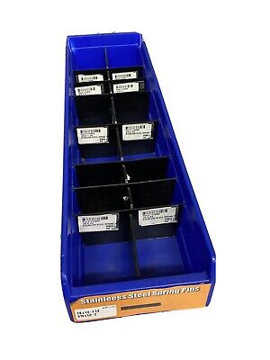 LewisBins SB2404-7 Lewis Bins With Dividers Hardware Organizers￼ Made In USA • 19.99$