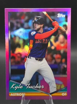 2024 Topps Archives #242 Pink Foilboard 1994 Design Kyle Tucker Astros Cubs - Image 1 of 2