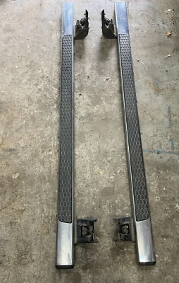 2017 DODGE RAM 3500 LEFT AND RIGHT MEGA CAB RUNNING BOARD STEPS 68156431 AC OEM - Image 1 of 4