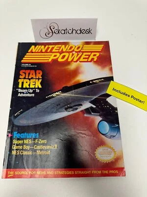 NINTENDO POWER Magazine October 1991 Volume 29 - STAR TREK & FLINSTONES POSTER - Image 1 of 4