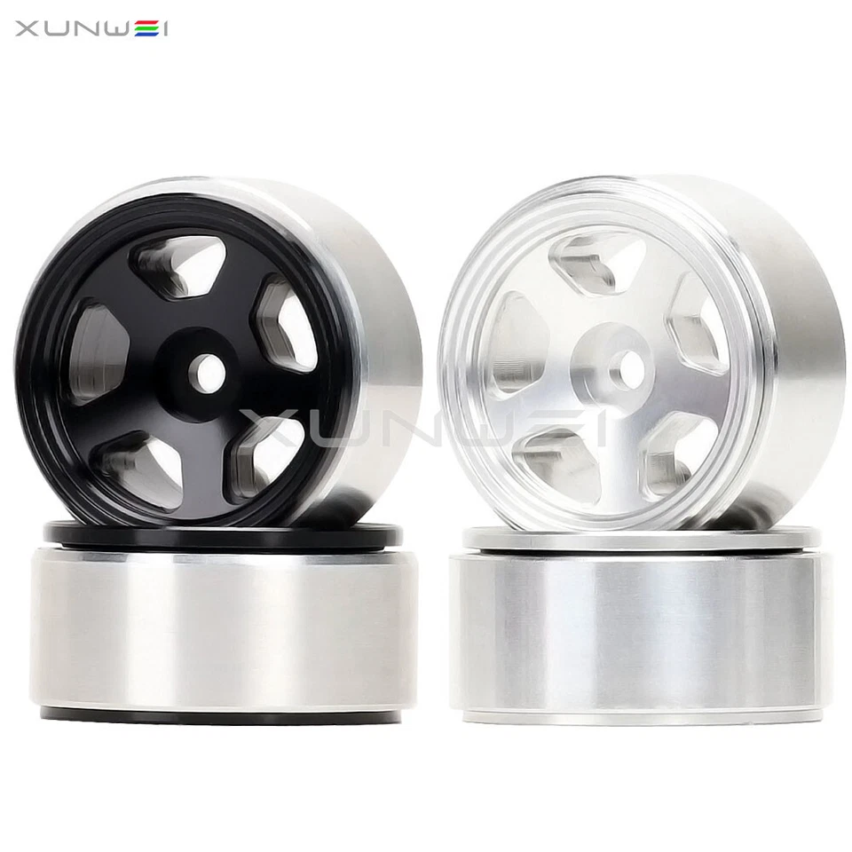 1.0 inch Beadlock Wheel Rim for RC Crawler Truck 1/24 Axial SCX24 C10 Deadbolt - Image 1 of 2