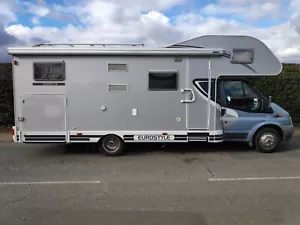Ford Transit 2011 2.4 Dethleffs Campervan Motorhome MX Kart Race home Low Miles - Picture 1 of 22