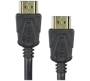 Cavo HDMI Alta Velocità 2m HD Qualità HDMI Cavo Bush Placcato Oro - Nero 1077317 - Foto 1 di 4