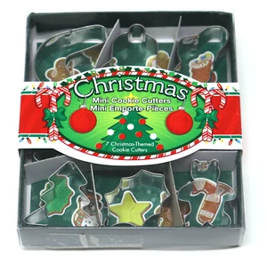 Fox Run 9 Piece Christmas Themed Mini Cookie Cutters - Picture 1 of 1