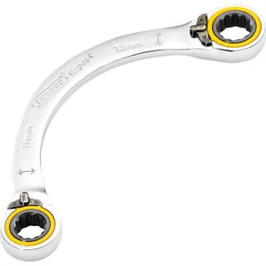 Draper Expert Hi Torq Double Ring Ratchet Half Moon Spanner 11mm x 13mm - Picture 1 of 1