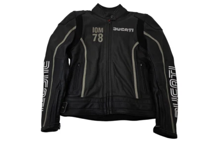 Chaqueta Ducati IOM78 C1 Mujer Cuero Talla M CD 981041240 Nueva Original Foto 1 de 4