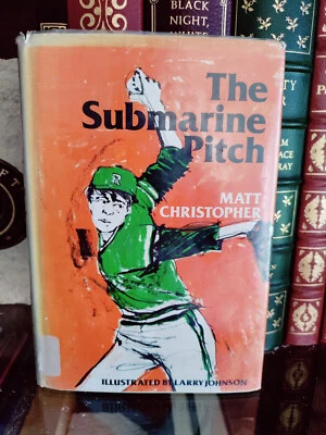 The Submarine Pitch_Matt Christopher_HCDJ_1st Edition_Ex-library_Very Good - Image 1 of 4