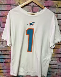Miami Dolphins Name & Number Graphic T-Shirt - Tagovailoa XL - Picture 1 of 6