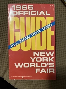 Vintage Official Guide to the New York World's Fair 1965 PB Book - Picture 1 of 6