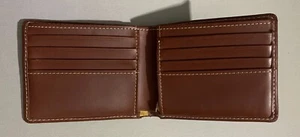 Cartera Buck marrón oscuro de latón marca Browning 4,5 x 3,5 pulgadas/2,3 onzas - Imagen 1 de 8