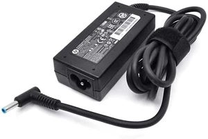 Cargador de CA para computadora portátil original genuino HP 19.5V 2.31A 45W - punta azul - Imagen 1 de 8