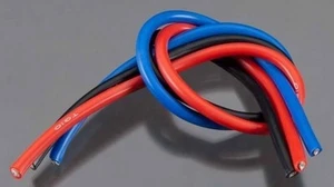 TQ Wire RC Wiring 1103 10 Gauge Wire 1' Brushed Kit Black/Red/Blue - Imagen 1 de 1