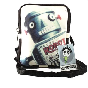 Umhängetasche Geldbörse Roboter Schultertasche - Picture 1 of 5