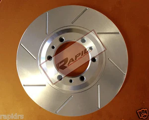 Slotted Disc Brake Rotors to suit Nissan Skyline R31 Performance Full Set - Picture 1 of 3