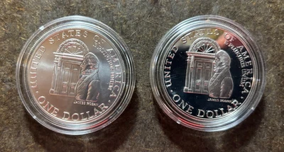 (2) 1992 White House 200th Anniversary Commemorative Silver $1 Coins -No Reserve - Image 1 of 2