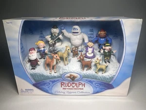 Runde 2, Rudolph Rentier mit roter Nase 12 Figuren Holiday Collection, Misfit Toys - Bild 1 von 11