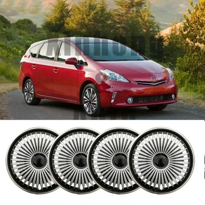 For Toyota Prius C V 16" 4PCS Wheel Covers Hubcaps Hub Caps Fits R16 Steel Wheel Foto 1 de 4