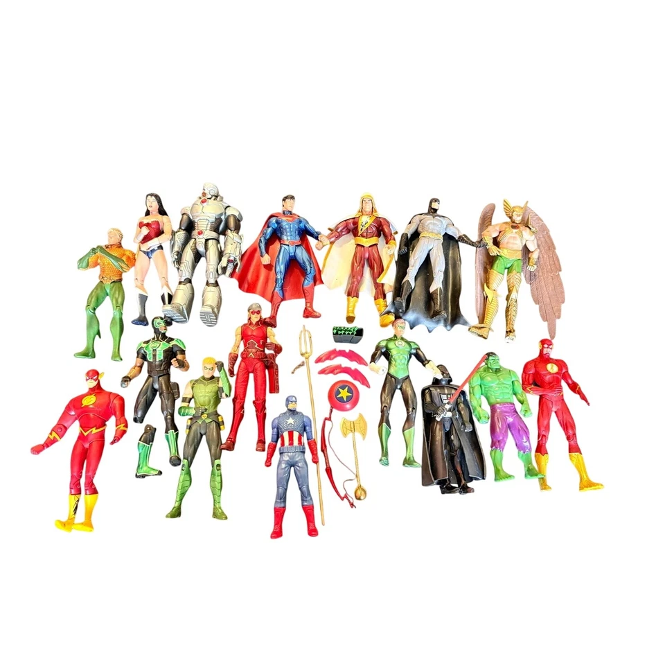 Superhero Action Figure Lot DC Marvel Star Wars Mixed Set 2000s 2010s - Image 1 of 4