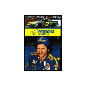 Dale Earnhardt Sr Nascar Autographed Signed Horizontal #3 Car 6x9 Postcard - Picture 1 of 2
