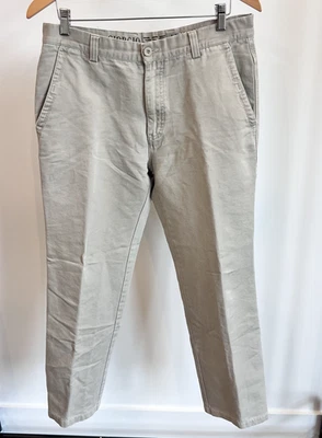 Giorgio Armani Pants Mens 34 x 28 Beige Chino Flat Front Straight Khaki Tan - Image 1 of 4