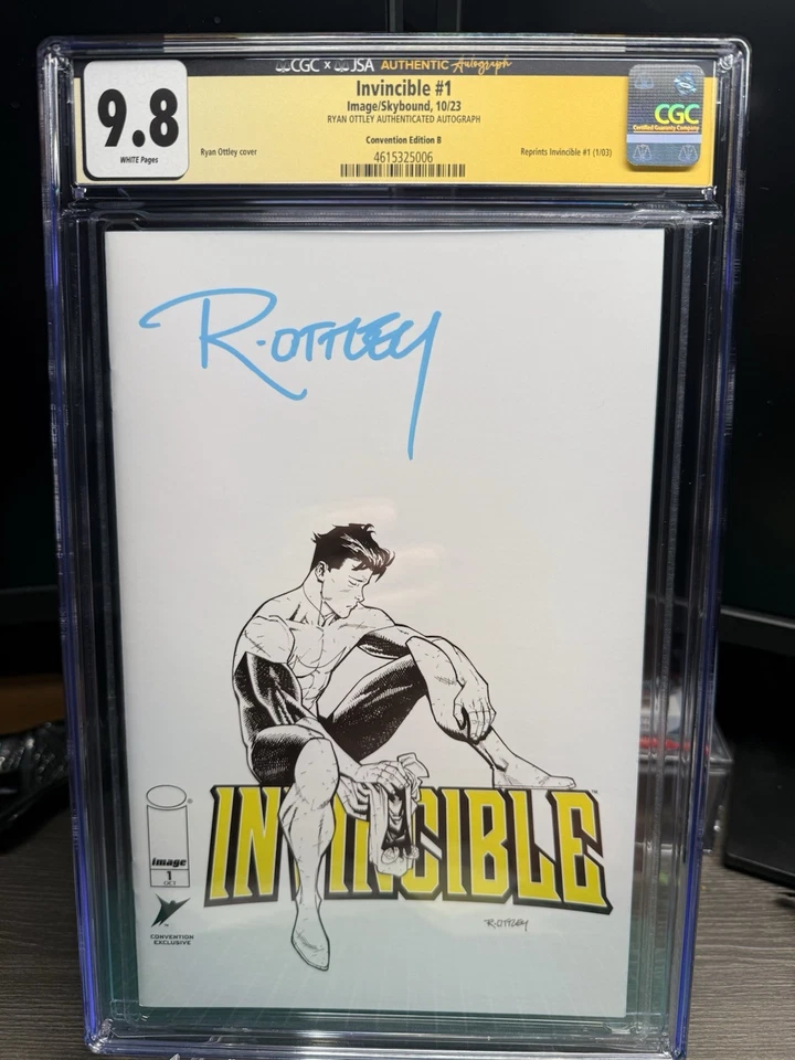 Invincible #1 CGC 9.8 Verified Ryan Ottley Signature NYCC Exclusive - Image 1 of 1