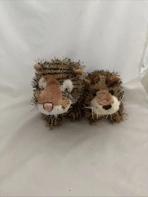 Webkinz Ganz Tiger 9” Plush Fuzzy Brown Black Striped And Small Leopard NO CODES - Image 1 of 4